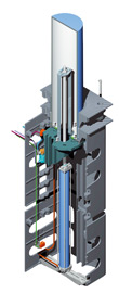 Urbaco Automatic Bollard diagram